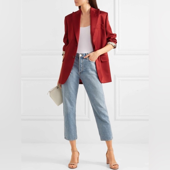 Stuart Weitzman / Nearlynude sandal heel leather nude block 11.5 - Picture 5 of 10